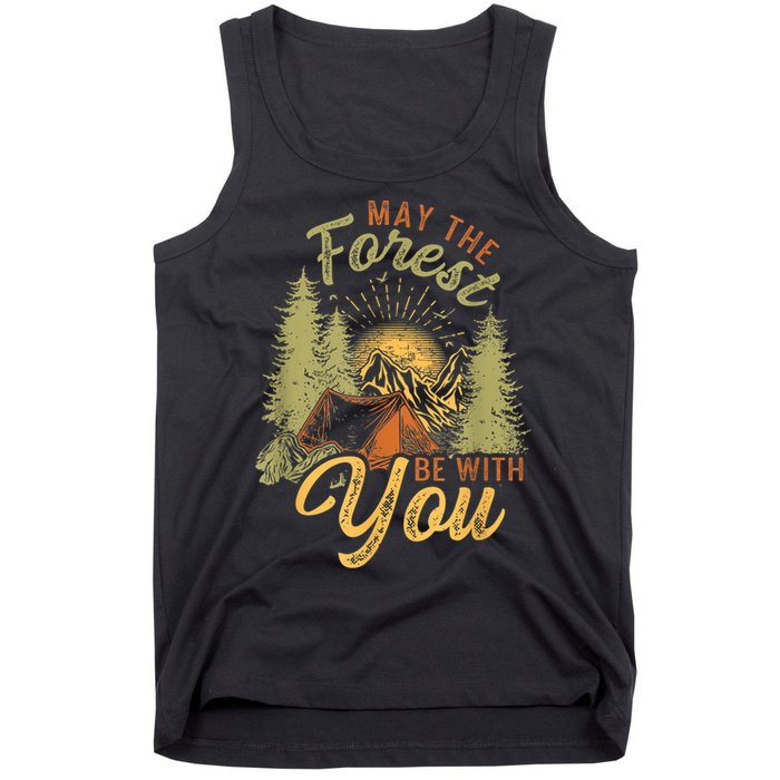 May The Forest Be With You Camping Tank Top