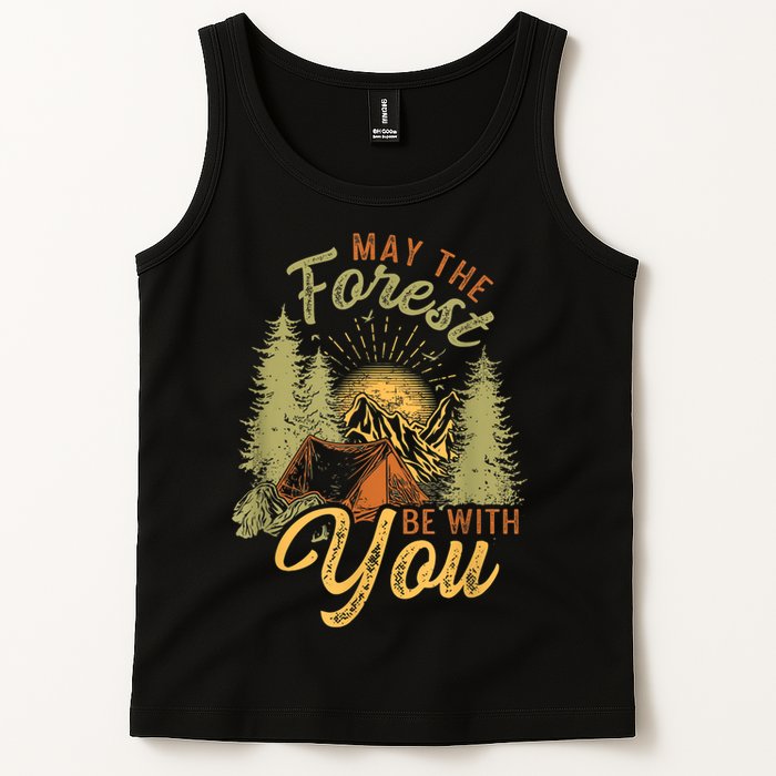 May The Forest Be With You Camping Tank Top