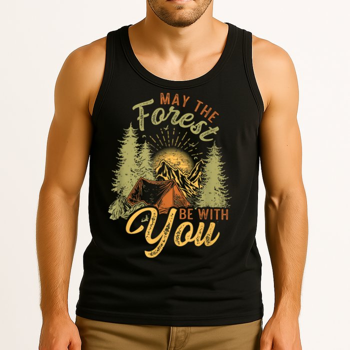 May The Forest Be With You Camping Tank Top