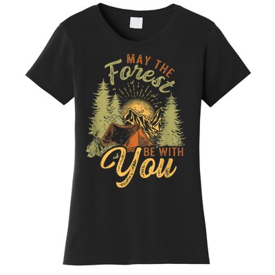 May The Forest Be With You Camping Women's T-Shirt