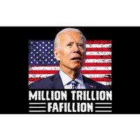 Million Trillion Fafillion Confused Biden Trump Debates 2024 Bumper Sticker