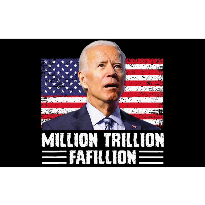 Million Trillion Fafillion Confused Biden Trump Debates 2024 Bumper Sticker