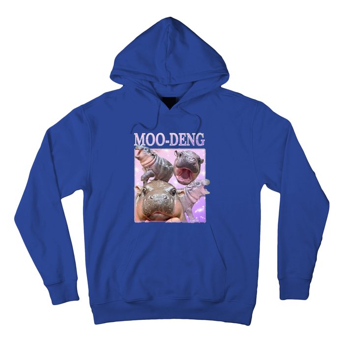 Moodeng The Famous Baby Pigmy Hippo Moodeng Hoodie