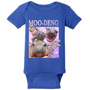 Moodeng The Famous Baby Pigmy Hippo Moodeng Baby Bodysuit