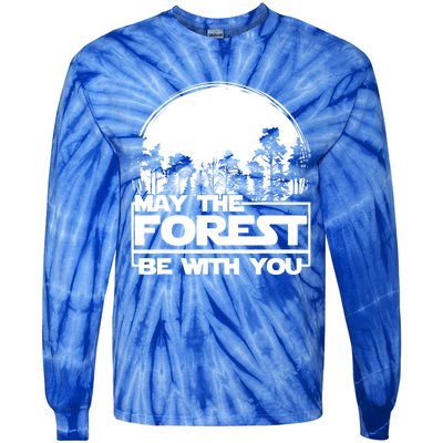 May The Forest Be With You Earth Day Save Trees Love Planet Great Gift Tie-Dye Long Sleeve Shirt