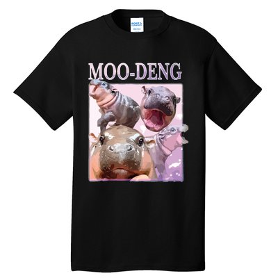 Moodeng The Famous Baby Pigmy Hippo Moodeng Tall T-Shirt