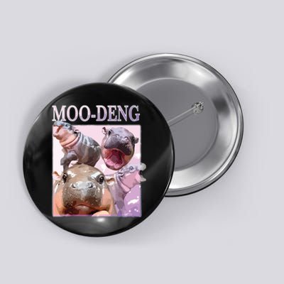 Moodeng The Famous Baby Pigmy Hippo Moodeng Button