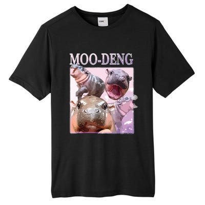 Moodeng The Famous Baby Pigmy Hippo Moodeng Tall Fusion ChromaSoft Performance T-Shirt