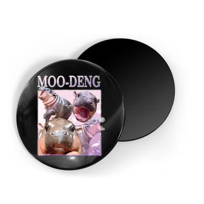 Moodeng The Famous Baby Pigmy Hippo Moodeng Magnet