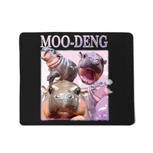 Moodeng The Famous Baby Pigmy Hippo Moodeng Mousepad