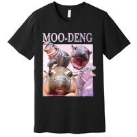 Moodeng The Famous Baby Pigmy Hippo Moodeng Premium T-Shirt