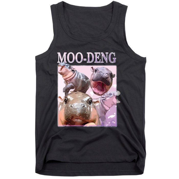 Moodeng The Famous Baby Pigmy Hippo Moodeng Tank Top