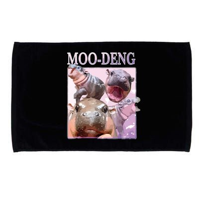 Moodeng The Famous Baby Pigmy Hippo Moodeng Microfiber Hand Towel