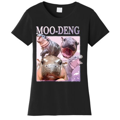 Moodeng The Famous Baby Pigmy Hippo Moodeng Women's T-Shirt