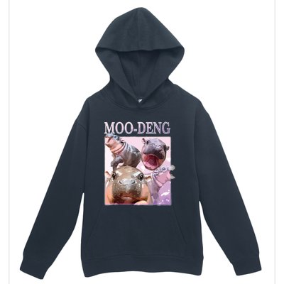 Moodeng The Famous Baby Pigmy Hippo Moodeng Urban Pullover Hoodie