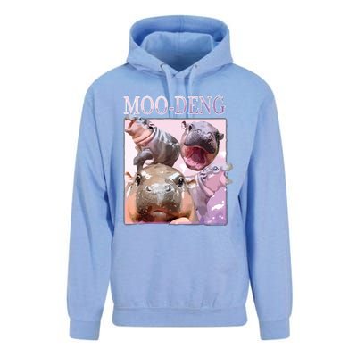 Moodeng The Famous Baby Pigmy Hippo Moodeng Unisex Surf Hoodie