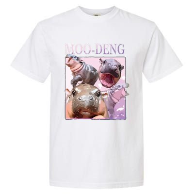 Moodeng The Famous Baby Pigmy Hippo Moodeng Garment-Dyed Heavyweight T-Shirt