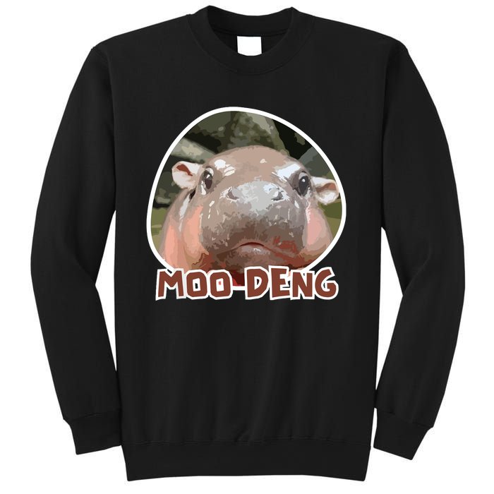 Moodeng The Famous Cute Baby Pigmy Hippo In Thailand Sweatshirt