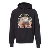 Moodeng The Famous Cute Baby Pigmy Hippo In Thailand Premium Hoodie