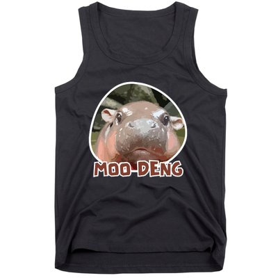 Moodeng The Famous Cute Baby Pigmy Hippo In Thailand Tank Top