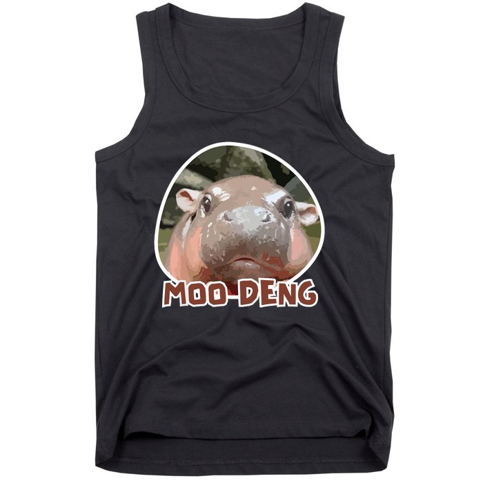 Moodeng The Famous Cute Baby Pigmy Hippo In Thailand Tank Top