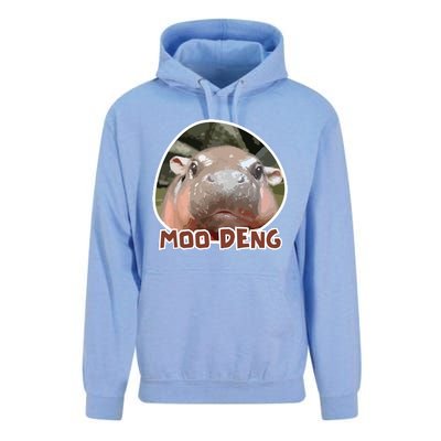 Moodeng The Famous Cute Baby Pigmy Hippo In Thailand Unisex Surf Hoodie