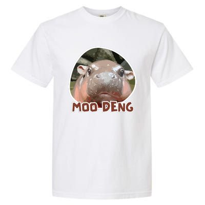 Moodeng The Famous Cute Baby Pigmy Hippo In Thailand Garment-Dyed Heavyweight T-Shirt