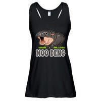 Moodeng The Famous Baby Pigmy Hippo Moodeng Ladies Essential Flowy Tank