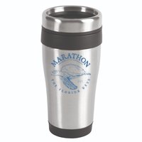 Marathon Turtle Florida Keys Scuba Fishing Diving Tee 16oz Travel Tumbler