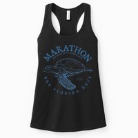 Marathon Turtle Florida Keys Scuba Fishing Diving Tee Womens Tank Top