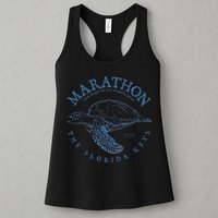 Marathon Turtle Florida Keys Scuba Fishing Diving Tee Womens Tank Top