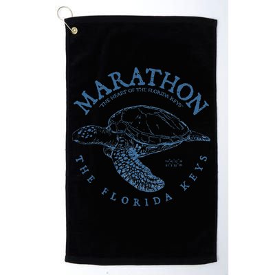 Marathon Turtle Florida Keys Scuba Fishing Diving Tee Golf Towel