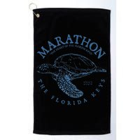 Marathon Turtle Florida Keys Scuba Fishing Diving Tee Golf Towel