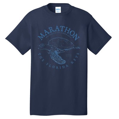 Marathon Turtle Florida Keys Scuba Fishing Diving Tee Tall T-Shirt