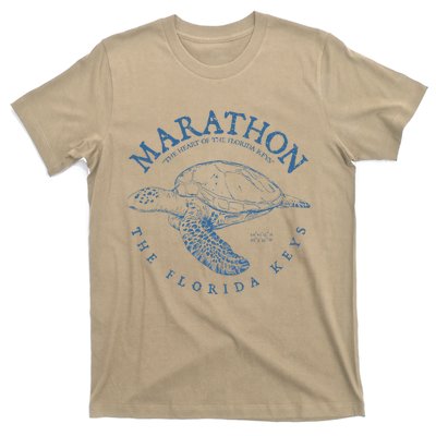 Marathon Turtle Florida Keys Scuba Fishing Diving Tee T-Shirt