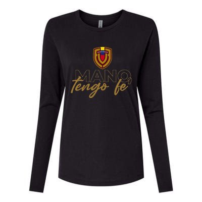 Mano Tengo Fe Womens Cotton Relaxed Long Sleeve T-Shirt