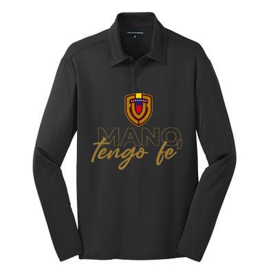 Mano Tengo Fe Silk Touch Performance Long Sleeve Polo