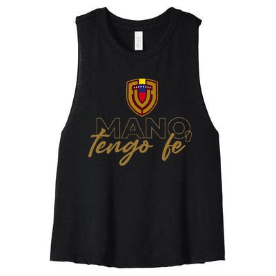 Mano Tengo Fe Women's Racerback Cropped Tank