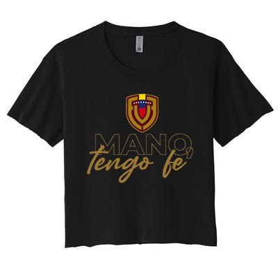 Mano Tengo Fe Women's Crop Top Tee