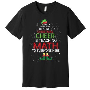 Math Teacher Funny Quote Christmas Premium T-Shirt