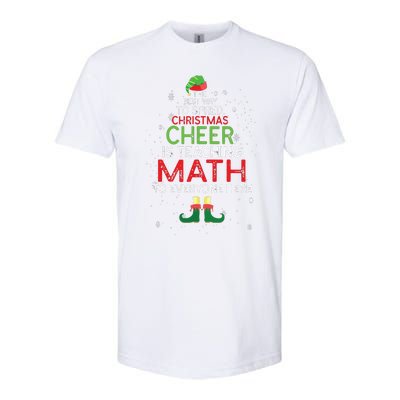 Math Teacher Funny Quote Christmas Softstyle® CVC T-Shirt