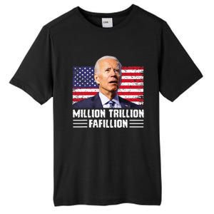 Million Trillion Fafillion Confused Biden Trump Debates 2024 Tall Fusion ChromaSoft Performance T-Shirt