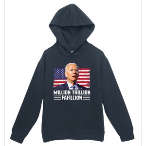 Million Trillion Fafillion Confused Biden Trump Debates 2024 Urban Pullover Hoodie