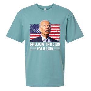 Million Trillion Fafillion Confused Biden Trump Debates 2024 Sueded Cloud Jersey T-Shirt