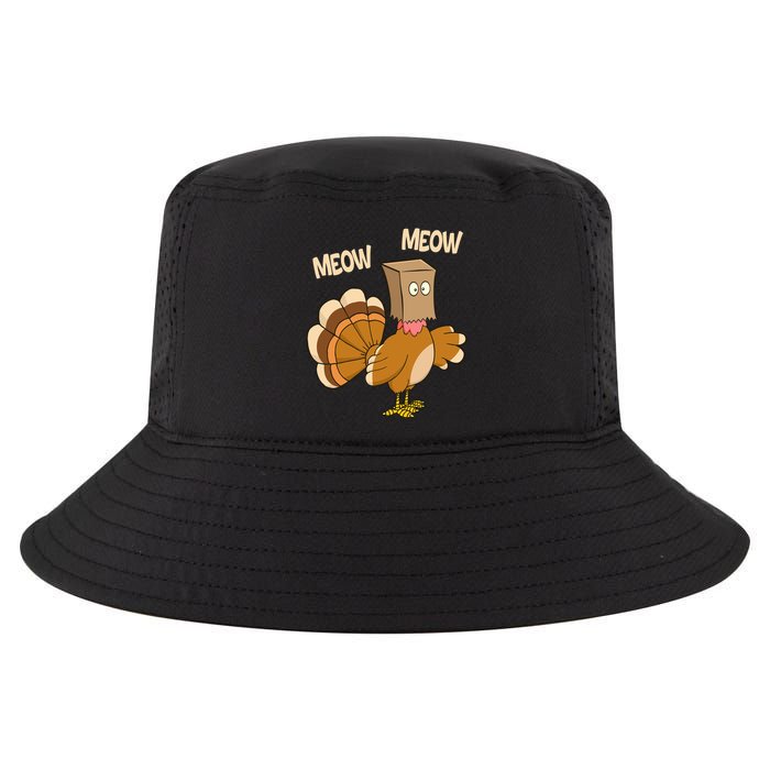 Meow Turkey Funny Thanksgiving Cool Comfort Performance Bucket Hat