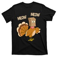 Meow Turkey Funny Thanksgiving T-Shirt