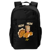 Meow Turkey Funny Thanksgiving Backpack
