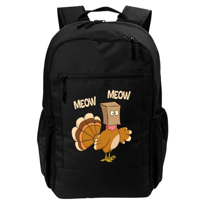 Meow Turkey Funny Thanksgiving Backpack