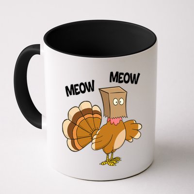 Meow Turkey Funny Thanksgiving Mug