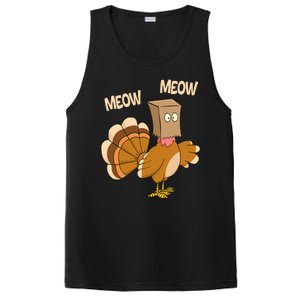 Meow Turkey Funny Thanksgiving PosiCharge Competitor Tank